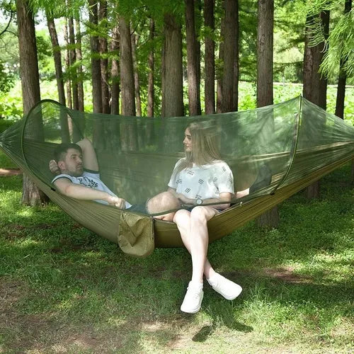 Relajpicnic" |Hamaca con Mosquitera Integrada (¡Hasta 2 Personas!).